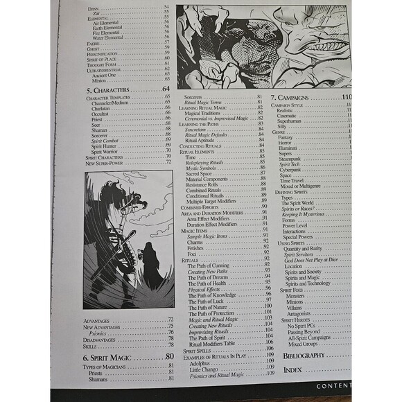 Steve Jackson Games GURPS Spirits By Stephen Kenson Role Playing 1st Ed 2001 - Picture 6 of 7